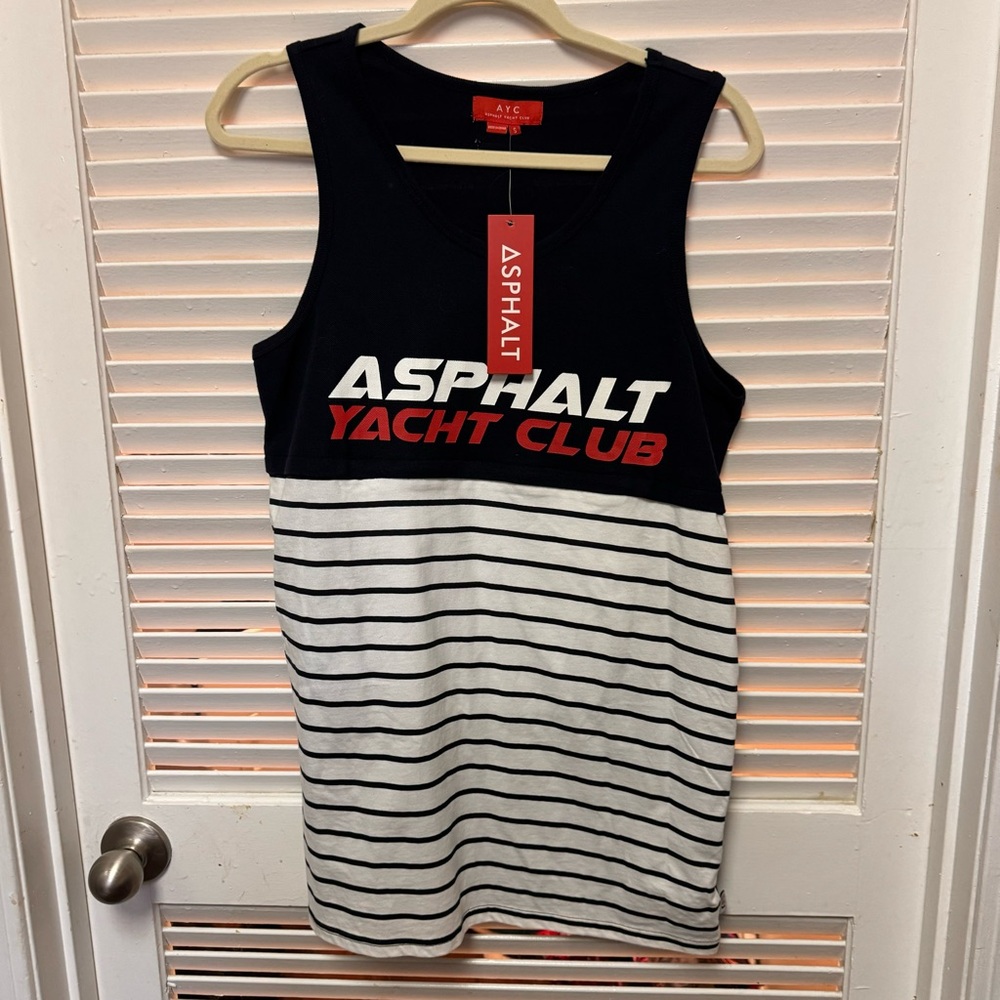 Asphalt Yacht Club NWT sleeveless shirt Men's small